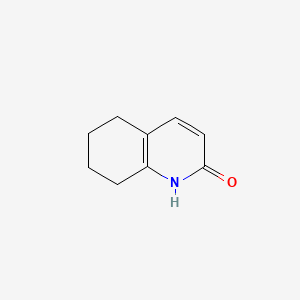 5,6,7,8-Tetrahydroquinolin-2(1H)-one chemical structure (CAS 54802-19-6)