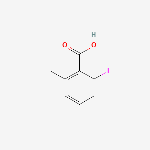 2-Iodo-6-methylbenzoic acid chemical structure (CAS 54811-50-6)