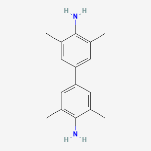 3,3',5,5'-Tetramethyl-[1,1'-biphenyl]-4,4'-diamine chemical structure (CAS 54827-17-7)