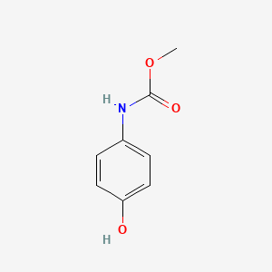 Methyl (4-hydroxyphenyl)carbamate chemical structure (CAS 54840-09-4)