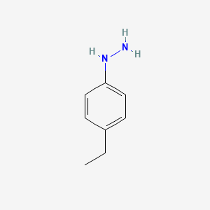 (4-Ethylphenyl)hydrazine chemical structure (CAS 54840-34-5)