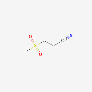 3-Methanesulfonylpropanenitrile chemical structure (CAS 54863-37-5)