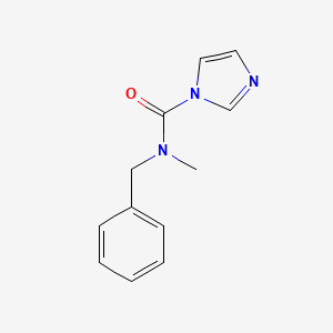 N-Benzyl-N-methyl-1H-imidazole-1-carboxamide chemical structure (CAS 548763-27-5)
