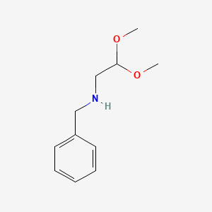N-Benzyl-2,2-dimethoxyethanamine chemical structure (CAS 54879-88-8)