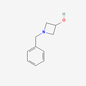 1-Benzylazetidin-3-ol chemical structure (CAS 54881-13-9)