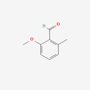 2-Methoxy-6-methylbenzaldehyde chemical structure (CAS 54884-55-8)
