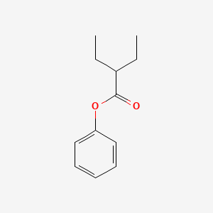 Phenyl 2-ethylbutanoate chemical structure (CAS 54897-51-7)
