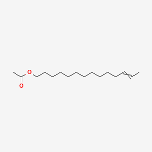Tetradec-12-en-1-yl acetate chemical structure (CAS 54897-70-0)