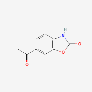 6-Acetylbenzo[d]oxazol-2(3H)-one chemical structure (CAS 54903-09-2)