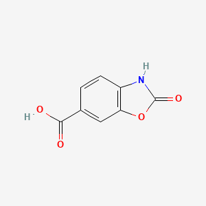 2-Oxo-2,3-dihydrobenzo[d]oxazole-6-carboxylic acid chemical structure (CAS 54903-16-1)