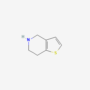 4,5,6,7-Tetrahydrothieno[3,2-c]pyridine chemical structure (CAS 54903-50-3)