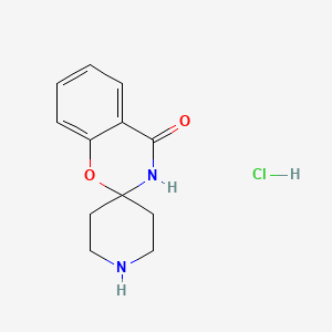 Spiro[benzo[e][1,3]oxazine-2,4'-piperidin]-4(3H)-one hydrochloride chemical structure (CAS 54906-23-9)