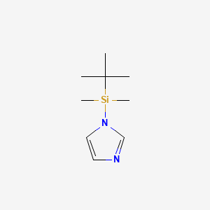 1-(tert-Butyldimethylsilyl)-1H-imidazole chemical structure (CAS 54925-64-3)