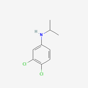 3,4-Dichloro-N-isopropylaniline chemical structure (CAS 54962-86-6)