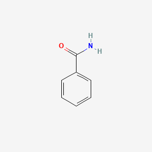 Benzamide chemical structure (CAS 55-21-0)