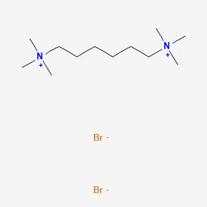 N1,N1,N1,N6,N6,N6-hexamethylhexane-1,6-diaminium bromide chemical structure (CAS 55-97-0)