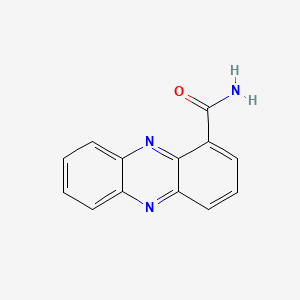 Phenazine-1-carboxamide chemical structure (CAS 550-89-0)