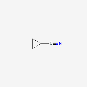 Cyclopropanecarbonitrile chemical structure (CAS 5500-21-0)