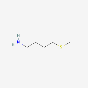 4-(Methylthio)butan-1-amine chemical structure (CAS 55021-77-7)