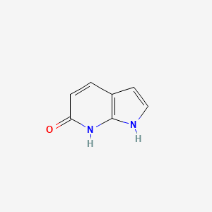 1H-Pyrrolo[2,3-b]pyridin-6-ol chemical structure (CAS 55052-26-1)