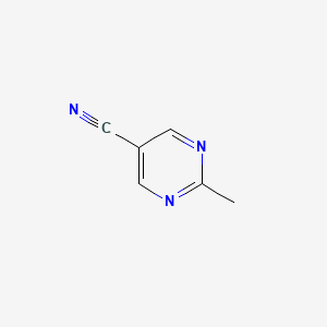 2-Methylpyrimidine-5-carbonitrile chemical structure (CAS 5506-97-8)