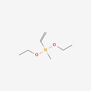 Diethoxy(methyl)(vinyl)silane chemical structure (CAS 5507-44-8)