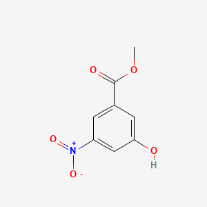 Methyl 3-hydroxy-5-nitrobenzoate chemical structure (CAS 55076-32-9)