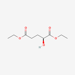Diethyl (S)-2-hydroxypentanedioate chemical structure (CAS 55094-99-0)