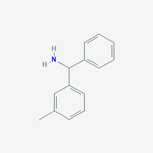 Phenyl(m-tolyl)methanamine chemical structure (CAS 55095-20-0)