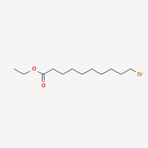 Ethyl 10-bromodecanoate chemical structure (CAS 55099-31-5)