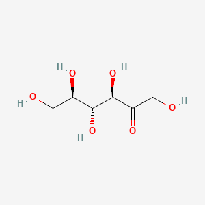 (3R,4R,5R)-1,3,4,5,6-Pentahydroxyhexan-2-one chemical structure (CAS 551-68-8)