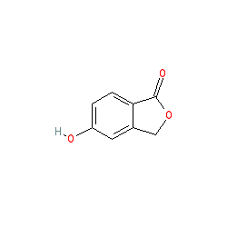 5-Hydroxyisobenzofuran-1(3H)-one chemical structure (CAS 55104-35-3)