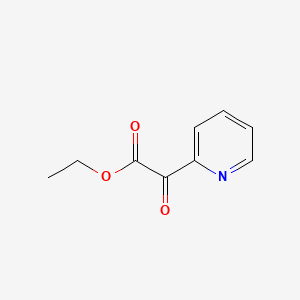 Ethyl 2-oxo-2-(pyridin-2-yl)acetate chemical structure (CAS 55104-63-7)