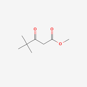 Methyl 4,4-dimethyl-3-oxopentanoate chemical structure (CAS 55107-14-7)