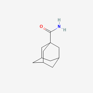 Adamantane-1-carboxamide chemical structure (CAS 5511-18-2)
