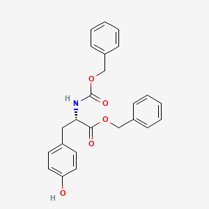 Benzyl ((benzyloxy)carbonyl)-L-tyrosinate chemical structure (CAS 5513-40-6)