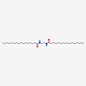 N,N'-1,2-Ethanediyl bis-hexadecanamide chemical structure (CAS 5518-18-3)