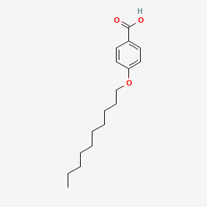 4-(Decyloxy)benzoic acid chemical structure (CAS 5519-23-3)
