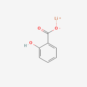 Lithium 2-hydroxybenzoate chemical structure (CAS 552-38-5)