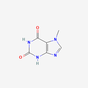 7-Methyl-3,7-dihydro-1H-purine-2,6-dione chemical structure (CAS 552-62-5)