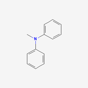 N-Methyl-N-phenylaniline chemical structure (CAS 552-82-9)