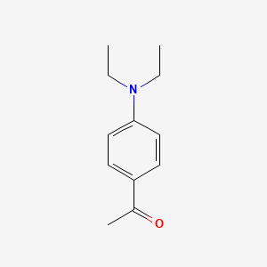 1-(4-(Diethylamino)phenyl)ethanone chemical structure (CAS 5520-66-1)