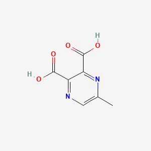 5-Methylpyrazine-2,3-dicarboxylic acid chemical structure (CAS 5521-60-8)