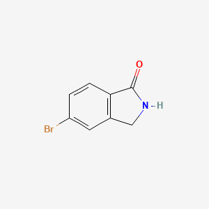 5-Bromoisoindolin-1-one chemical structure (CAS 552330-86-6)