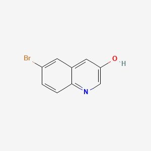6-Bromoquinolin-3-ol chemical structure (CAS 552330-94-6)
