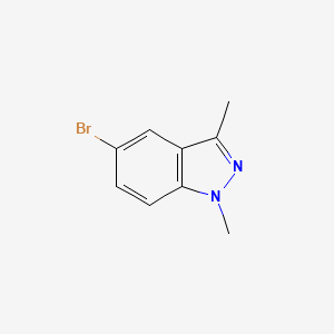 5-Bromo-1,3-dimethyl-1H-indazole chemical structure (CAS 552331-30-3)