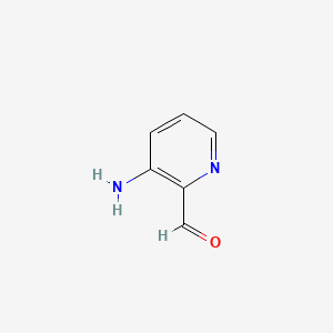 3-Aminopicolinaldehyde chemical structure (CAS 55234-58-7)