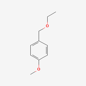 1-(Ethoxymethyl)-4-methoxybenzene chemical structure (CAS 55249-73-5)