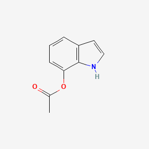 7-Acetoxyindole chemical structure (CAS 5526-13-6)