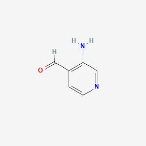 3-Aminoisonicotinaldehyde chemical structure (CAS 55279-29-3)